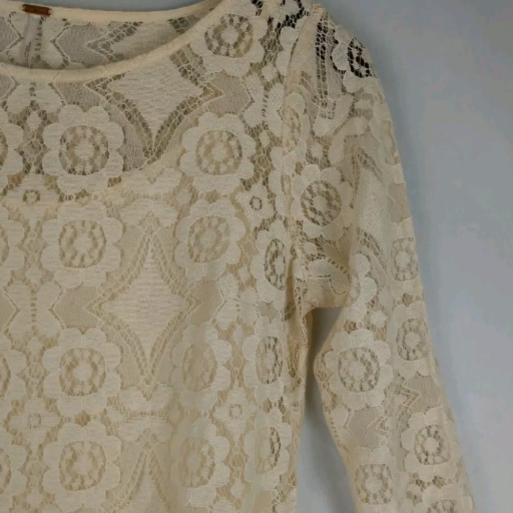 Free People Walking to the Sun lace mini dress - Picture 4 of 8